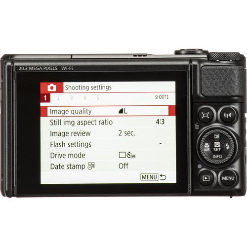 מצלמה קומפקטית Canon PowerShot SX740 HS צבע שחור