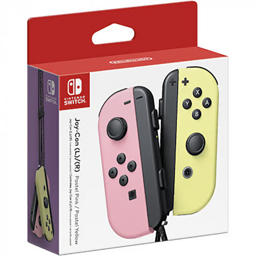 Nintendo Switch Joy Con Pair PINK PASTEL YELLOW