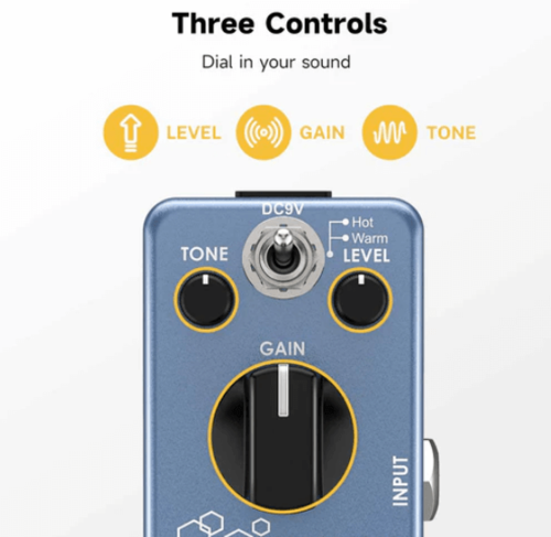 פדל בלוז דרייב Blues Drive Vintage EC743 מבית DONNER