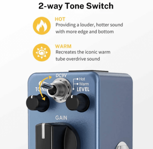 פדל בלוז דרייב Blues Drive Vintage EC743 מבית DONNER