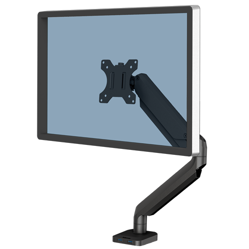 זרוע למסך Fellowes Platinum Series Single Monitor Arm Black DER8043301
