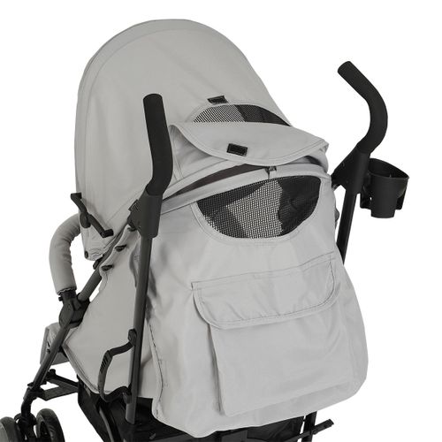 טיולון אוליבר Oliver מתקפל מגיל לידה עם גגון רחב, סלי אחסון ומחזיק כוס - שחור