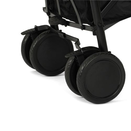 טיולון אוליבר Oliver מתקפל מגיל לידה עם גגון רחב, סלי אחסון ומחזיק כוס - אפור