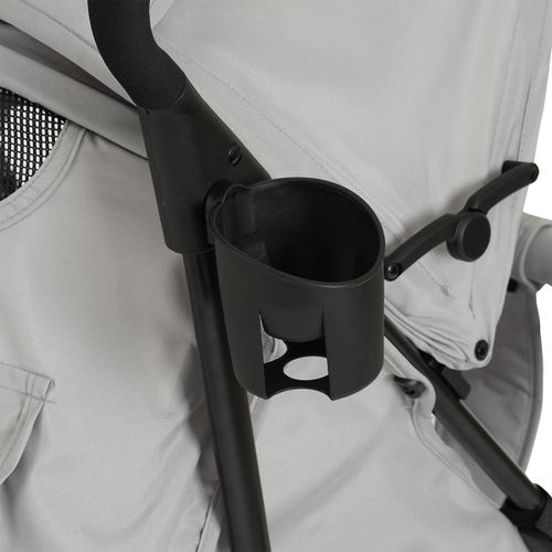 טיולון אוליבר Oliver מתקפל מגיל לידה עם גגון רחב, סלי אחסון ומחזיק כוס - ורוד