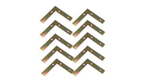 10 זוויות מתכת חלון 70*70