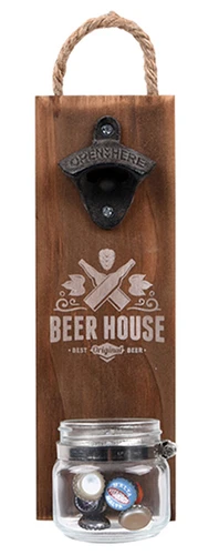  פותחן בקבוקי בירה לתלייה על הקיר Beer House