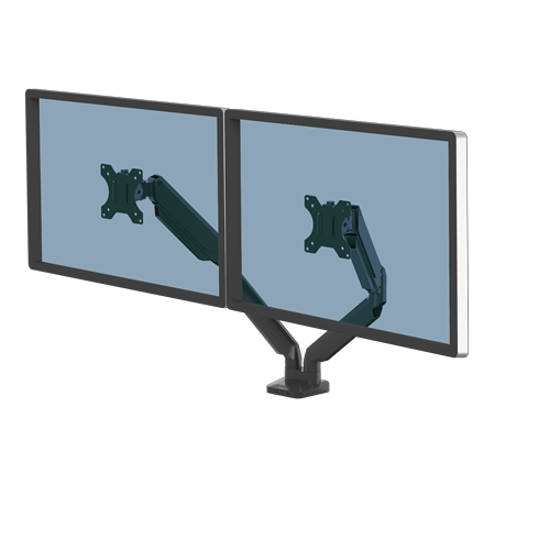 זרוע למסך Fellowes Platinum Series Dual Monitor Arm Black DER8042501  