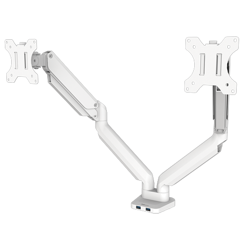 זרוע למסך Fellowes Platinum Series Dual Monitor Arm White DEE8056301