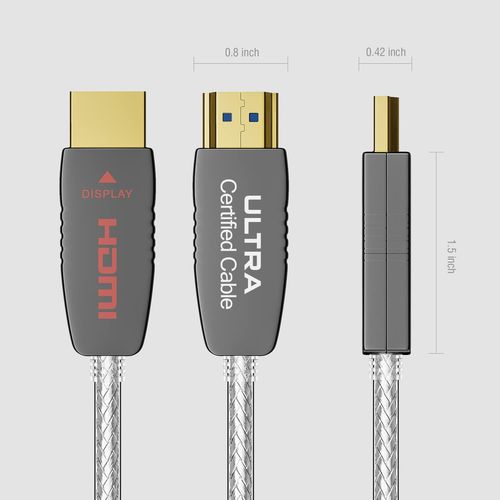 RUIPRO 8K Fiber Optic HDMI Cable - 10 Meter