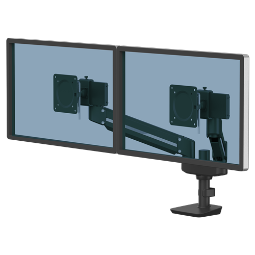 זרוע למסך  Fellowes Tallo Compact Dual Monitor Arm Black DEE8614501