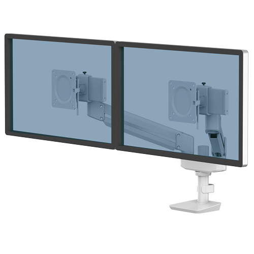 זרוע למסך  Fellowes Tallo Compact Dual Monitor Arm White DEE8614801