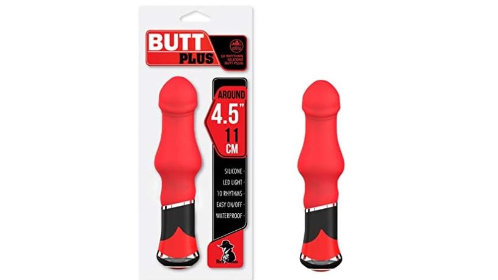 ויברטור פלאג אנאלי 10 מצבי רטט | NMC Butt Plug 11cm