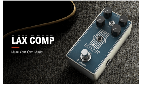 פדל קומפרסור אנלוגי EC1332 LAX COMP Guitar Pedal מבית DONNER