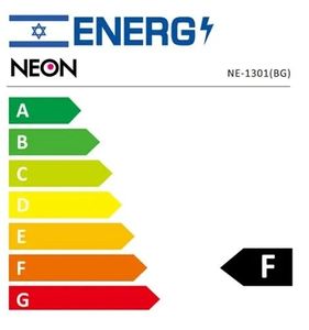 מקרר ויטרינה משרדי Neon BG1301 שחור