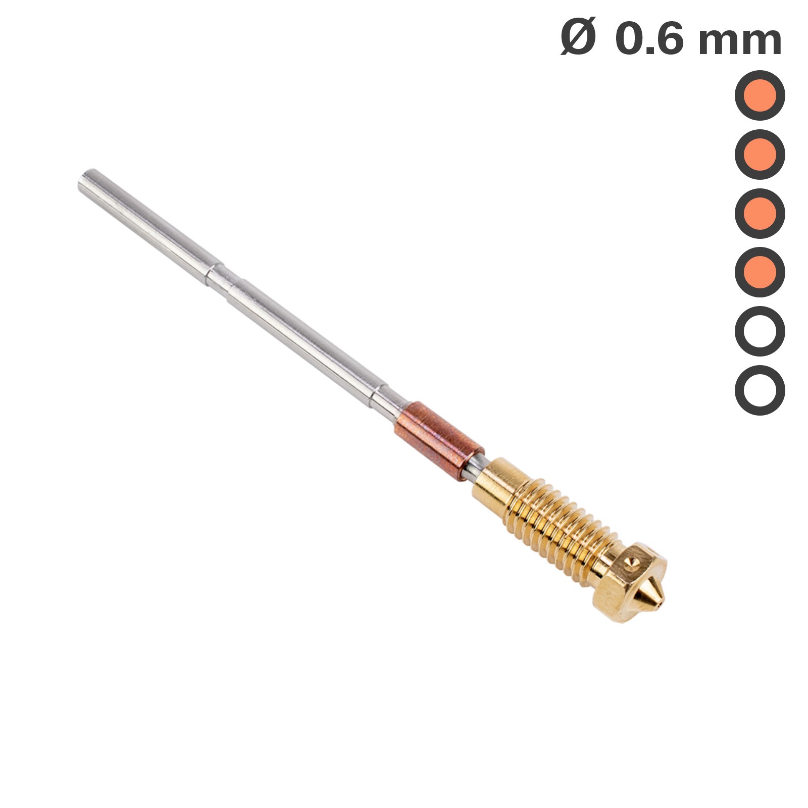 Prusa Nozzle brass - 0.6 mm