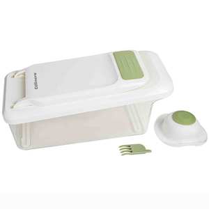 קוצץ ירקות מולטי דייסר+6 סכינים לבן CULINERA 029538 Y.C