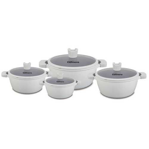 סט 4 סירים OCEAN אפור 20/24/28/32 ס