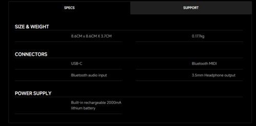 כלי נייד ליצירת מוסיקה EC6764 Multi-Function Musical Instrument MEDO מבית DONNER