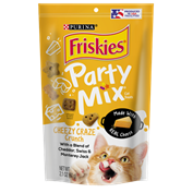 פריסקיז Party Mix חטיף לחתול צ'יזי קרייזי קראנץ' צהוב 60 גרם