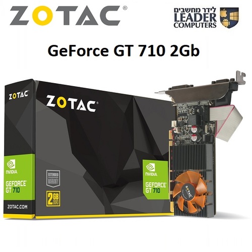 כרטיס מסך ZOTAC GeForce GT 710 2GB