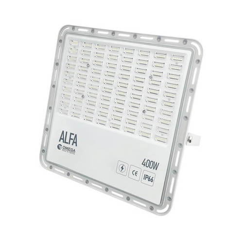 פנס הצפה לבן 400W עם עדשות למניעת סנוור דגם ALFA