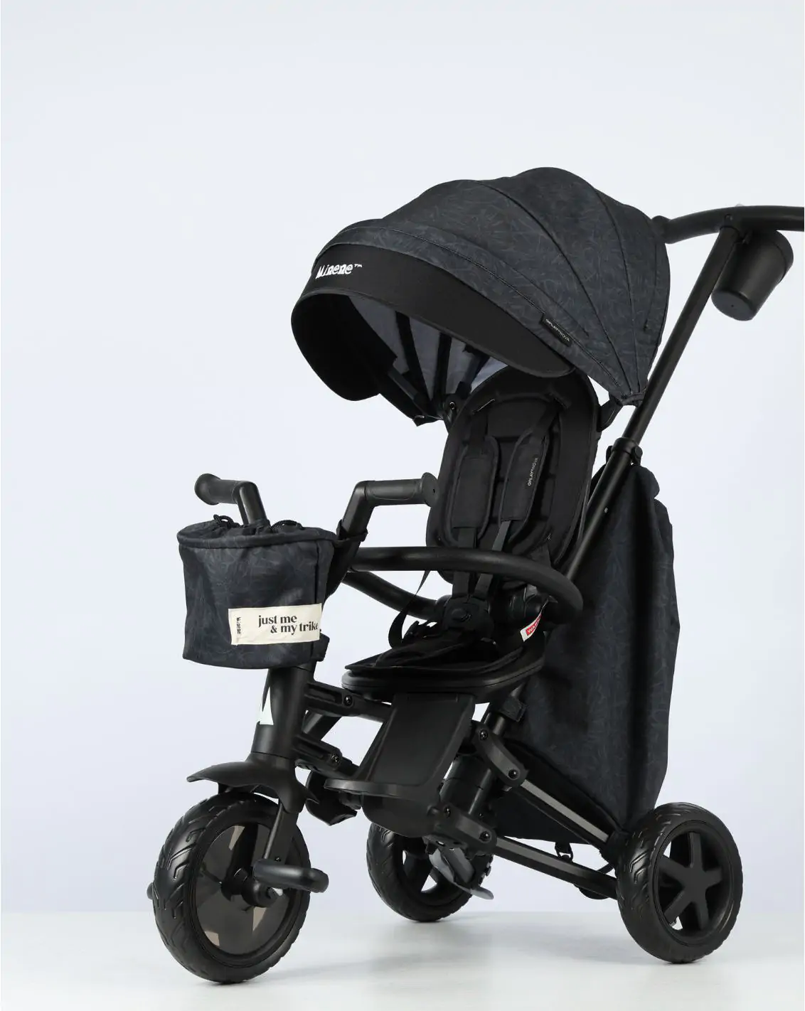 תלת אופן מתקפל 6 ב-1 דגם נובה Minene X Qplay NOVA 2024 - אפור צ