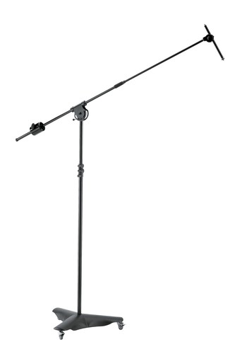  סטנד מיקרופון אולפני (Over head) עם משקולת וגלגלים K&M 21430