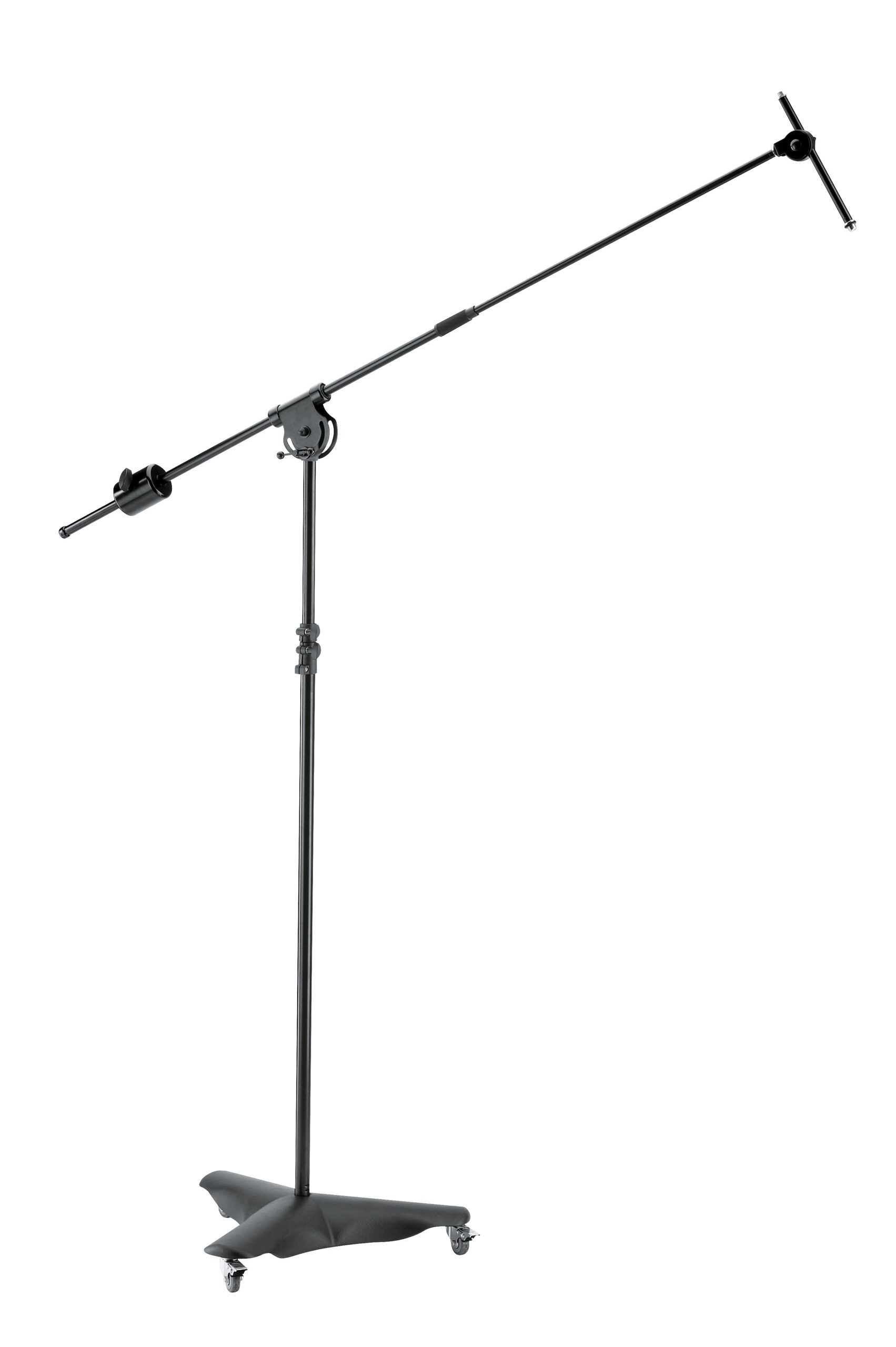  סטנד מיקרופון אולפני (Over head) עם משקולת וגלגלים K&M 21430