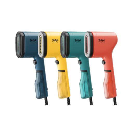 מגהץ אדים אנכי Tefal Pure Pop צהוב (DT2026G0)