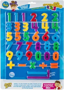 מגנטיקידס - לוח מגנטי עם 37 ספרות וסימני חשבון