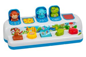 משחק חיות קופצות אורות וצלילים דובר עברית