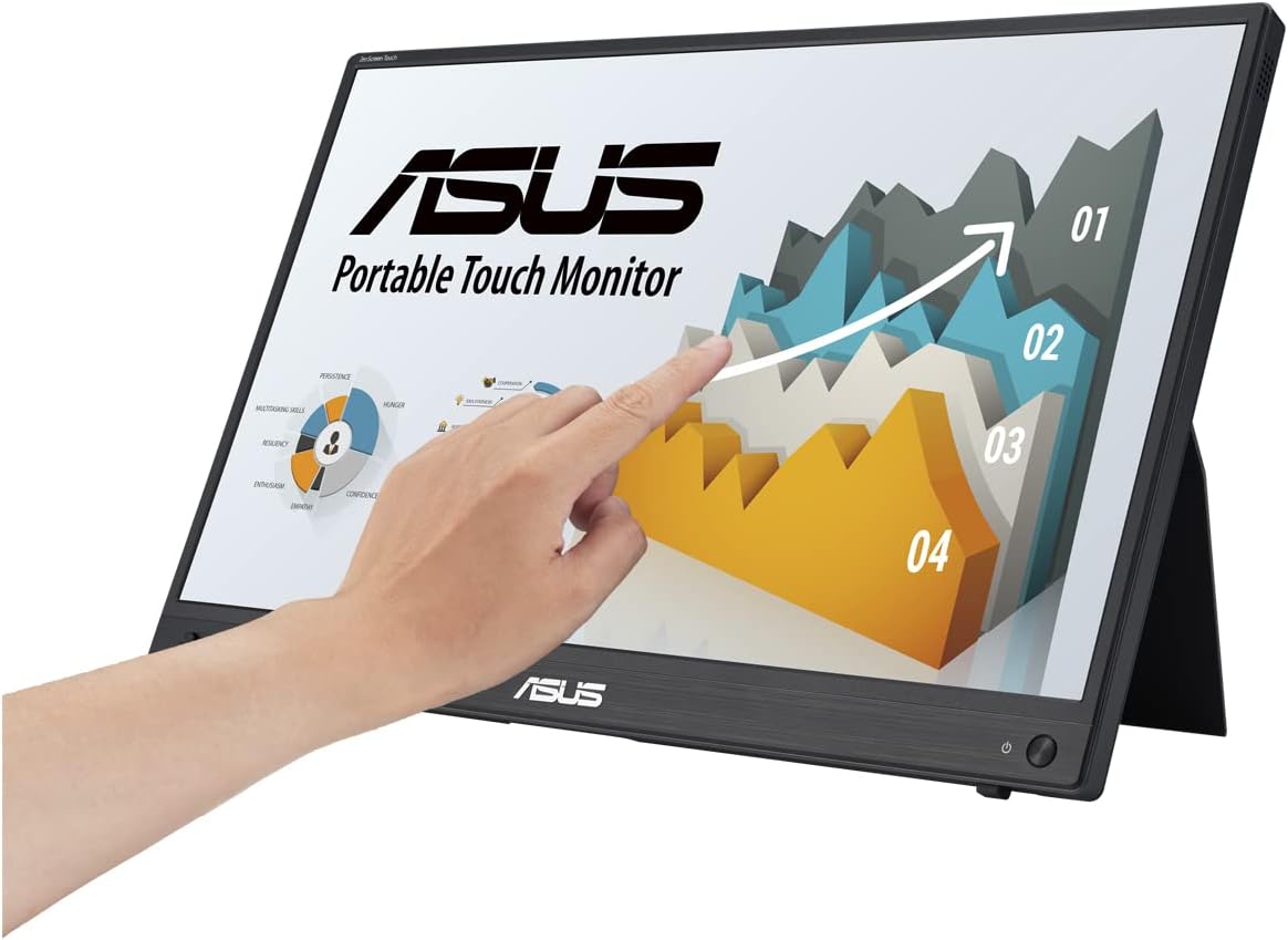 מסך מחשב 15.6 אינטש Asus ZenScreen Touch MB16AHT Full HD אסוס