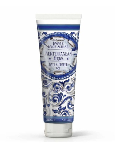 סבון גוף ידיים  Rudy Profumi Mediterranean herbs Shower gel in Tube myrtle and ginger 250 ml 