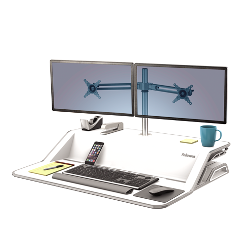 זרוע למסך  Fellowes Lotus Dual Monitor Arm  DFT8042901