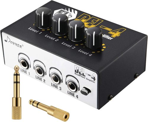 מגבר אוזניות 4 ערוצים Headphone Amplifier EC1239 | DEL4 מבית DONNER