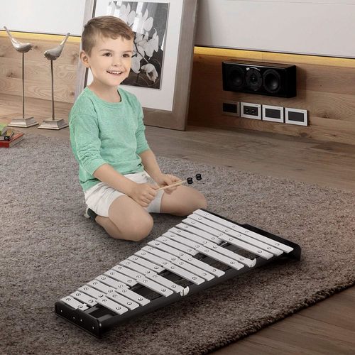 ערכת גלוקנשפיל מפנקת 32 צלילים הכוללת תיק נשיאה + סטנד מתכוונן + מקלות מבית EASTAR