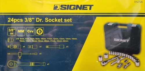 סט בוקסות 24 יח ממ D3/8-קופסא פלסטיק SIGNET