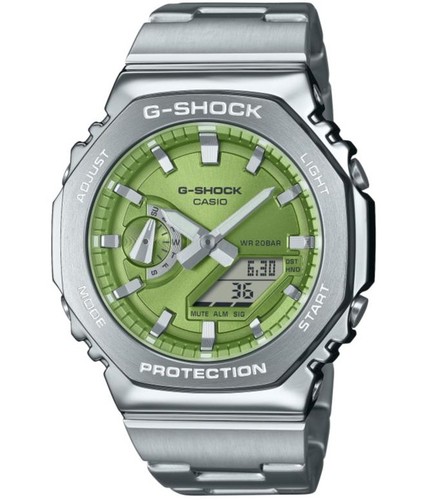 CASIO GM-2110D-3A CARBON קרבון מתכתי 