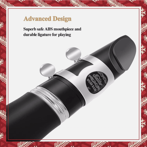 קלרינט איכותי למתחילים ומתקדמים ECL-400 כולל אביזרים נלווים ותיק נשיאה מבית EASTAR