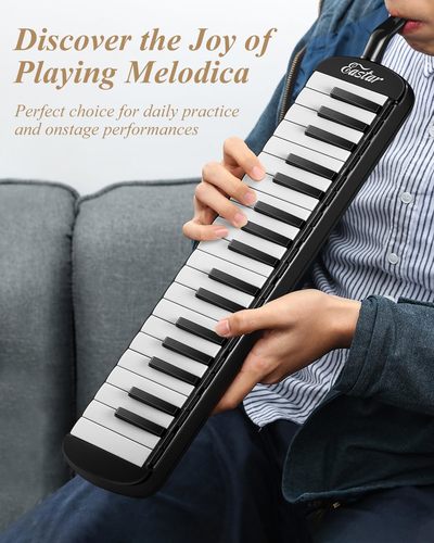 מלודיקה 37 צלילים כולל תיק נשיאה בצבע שחור EB010 מבית EASTAR