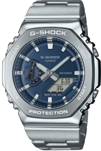 CASIO GM-2110D-2B קרבון מתכתי 