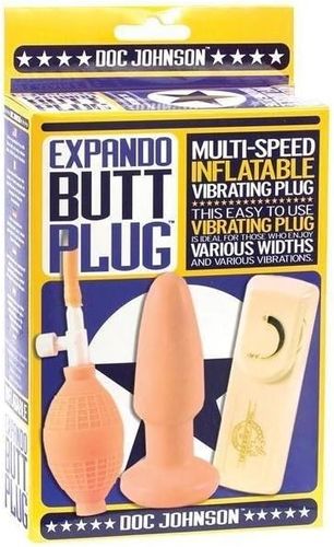 פלאג אנאלי רוטט מתנפח | Doc Jhonson - Expando Butt Plug