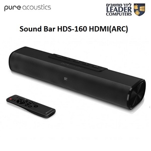 מקרן קול אלחוטי 165W עם ARC) HDMI) וכניסה אופטית Pure Acoustics HDS-160