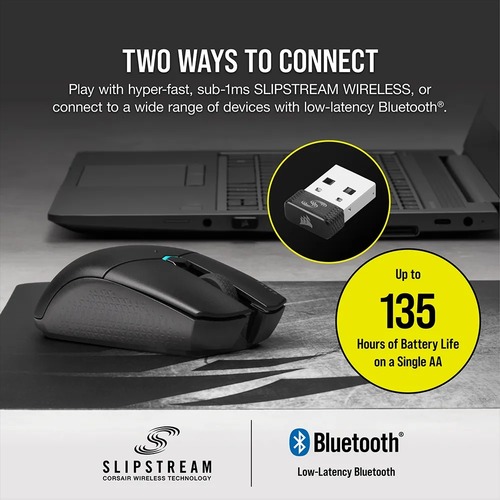 עכבר גיימינג ‏אלחוטי Corsair CH-931C011-NA Katar Pro Wireless קורסייר