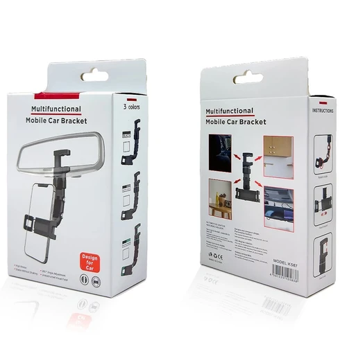 מעמד רכב לסמארטפון מתחבר למראה, שולחן, מדף