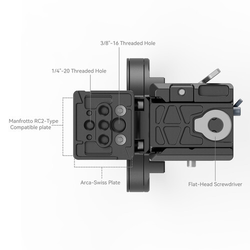SmallRig 4306 Rotatable Horizontal-to-Vertical Mount Plate Kit for Select Nikon Z-Series Cameras