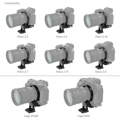 SmallRig 4306 Rotatable Horizontal-to-Vertical Mount Plate Kit for Select Nikon Z-Series Cameras
