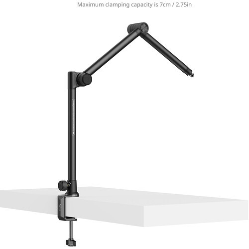 SmallRig 4324 Overhead 3-section Boom Arm Desk Mount  