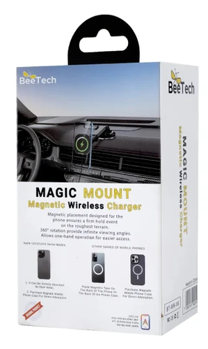 מעמד רכב MagSafe עם טעינה אלחוטית 15W