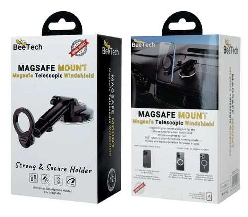 מעמד רכב טלסקופי נפתח MagSafe מבית BeeTech